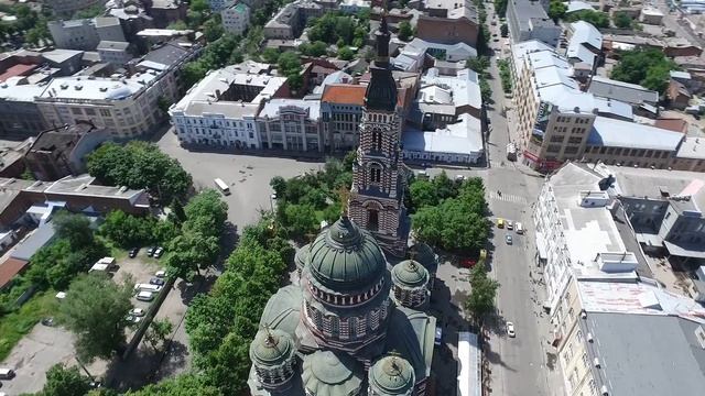 Харьков с высоты птичьего полёта. Kharkiv Ukraine before the war смотреть онлайн