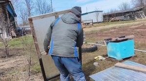 Работаем с парником .