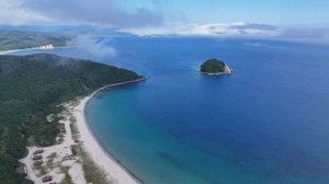 Чудеса Приморья. Пляж Поющие пески и остров Петрова