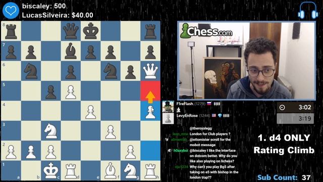 1200+ CLIMB | 1. d4 DYNAMITE: London and The Queen's Gambit Openings Part 3 смотреть онлайн