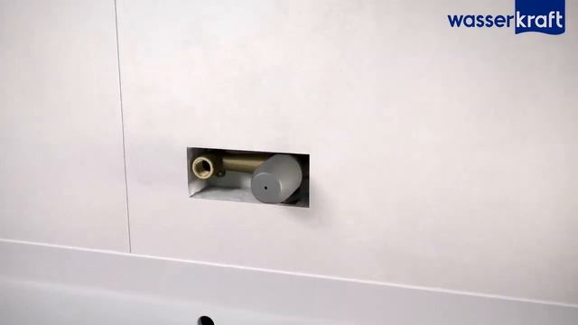 Установка смесителя скрытого монтажа для умывальника Wasserkraft Aller 10630 смотреть онлайн