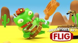 Мультик Приключения Флига - Флиг против Стрелка