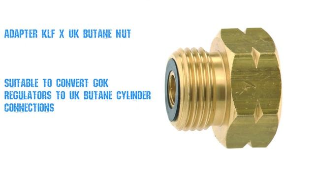 LPG Gas Marine Adapter KLF x UK Butane Nut смотреть онлайн