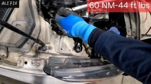 замена правой опоры двигателя ... hyundai accent (момент затяж