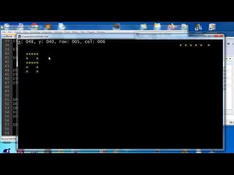 as009 Assembler мышь в текстовом режиме смотреть онлайн
