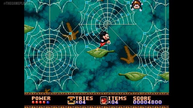Castle of Illusion Starring Mickey Mouse - Gameplay SEGA GENESIS / MEGA DRIVE - HD смотреть онлайн