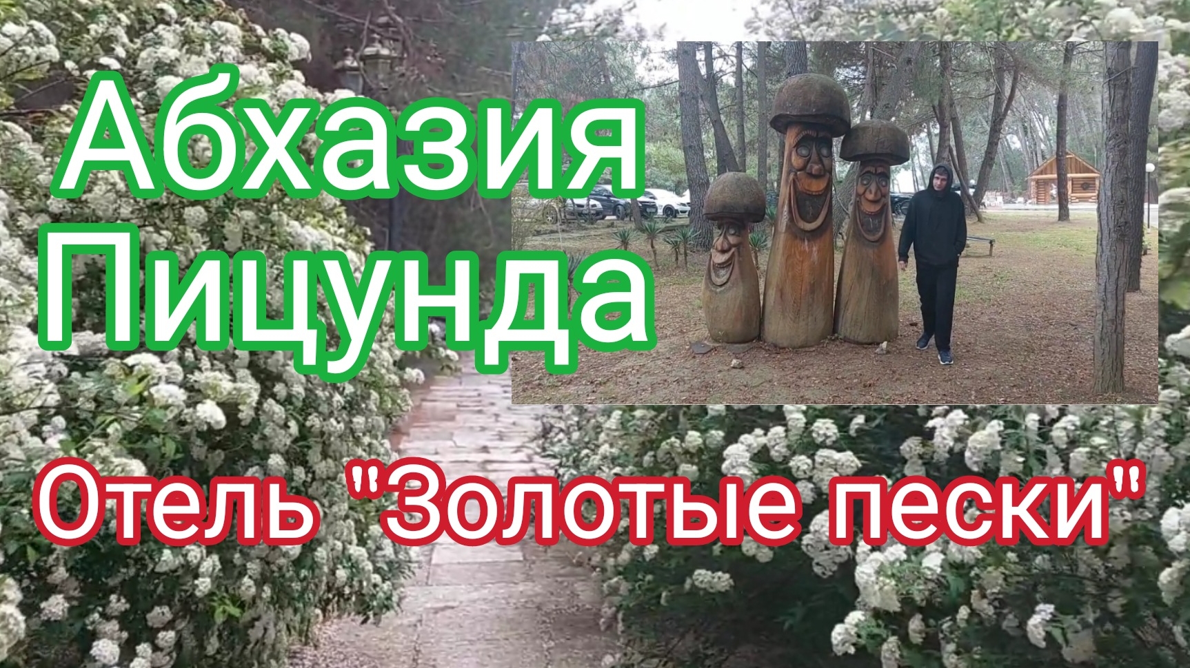 Абхазия, Пицунда, отель "Золотые пески" смотреть онлайн