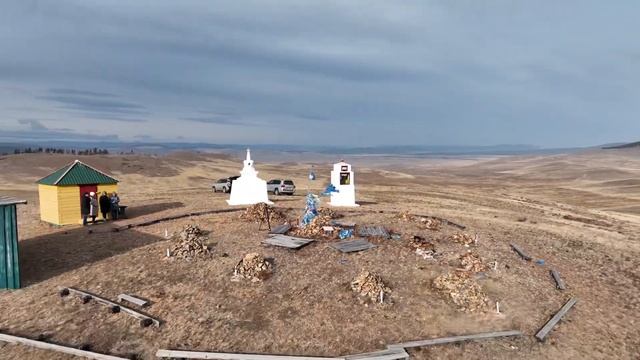 Кижингинский район. Нижнекодунский сомон. Усть-Орот с высоты птичьего полёта. смотреть онлайн