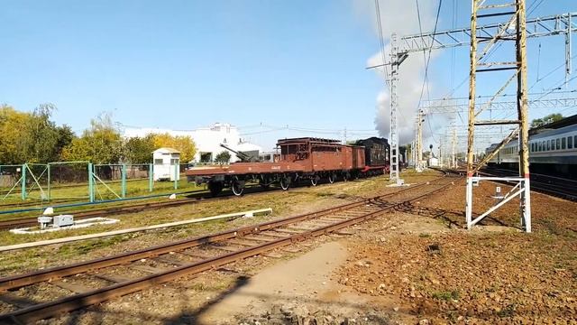 Паровозы ФД20-2109, 9П-19499, СО17-3241 на станции Щербинка, 30.08.2019 смотреть онлайн