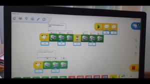 Совместная работа двух роботов Wedo 2.0