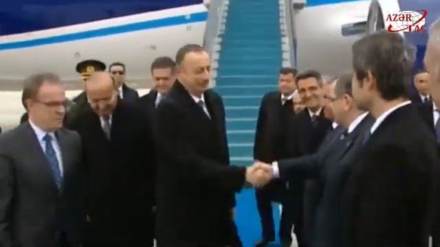 Президент Азербайджана Ильхам Алиев прибыл с рабочим визитом в Турцию смотреть онлайн