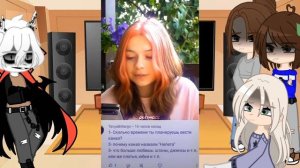 ||реакция|| [🦇🕸] на непету страшилки [🕸🦇] //Gacha club//♈Хотару♈