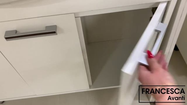 Тумба с раковиной Francesca Eco 90 белый смотреть онлайн