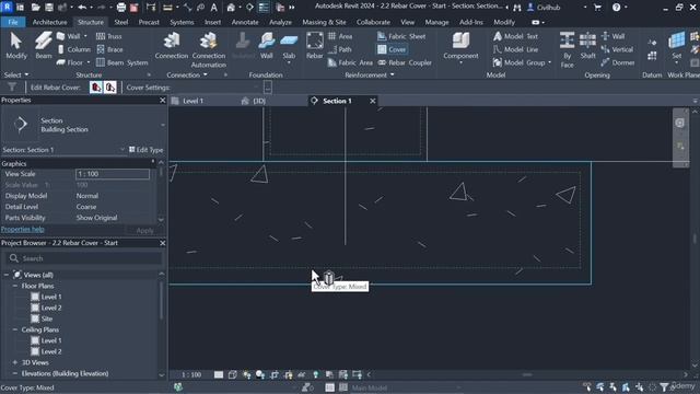 2.2. Индивидуальная настройка защитных слоёв арматуры в Revit смотреть онлайн