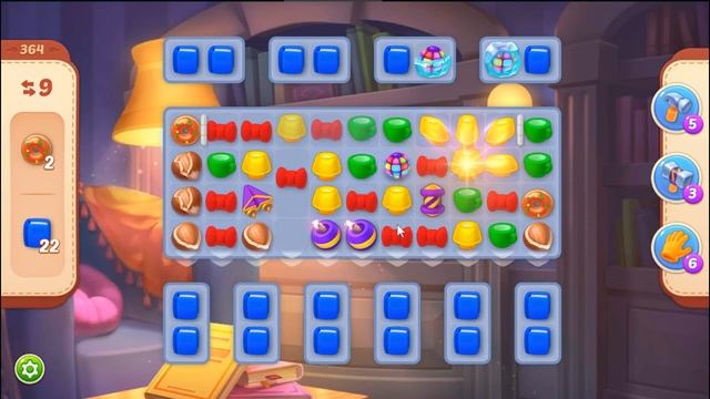 Homescapes Level 364 No Booster 🏠 l MiniGames смотреть онлайн