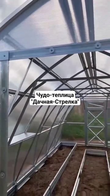Чудо-теплица "Дачная-Стрелка" @Teplici #теплица #дача #грядки #втеплице смотреть онлайн