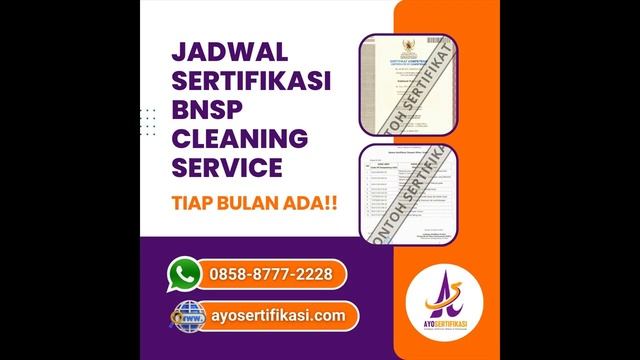 PROFESIONAL, Konsul 0858-8777-2228, Sertifikat Cleaning Service Online смотреть онлайн