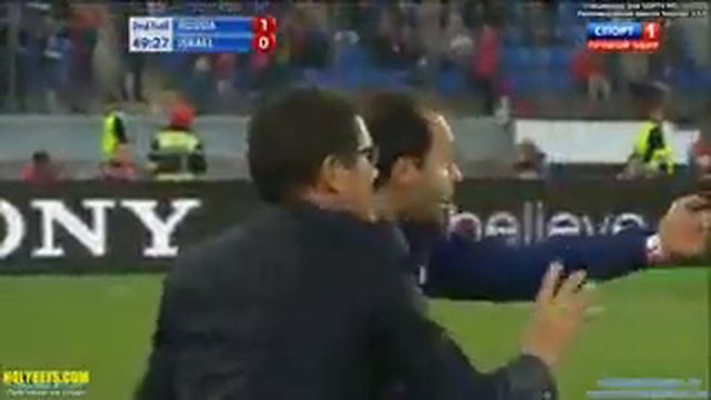 Отбор ЧМ 2014 Россия Израиль 1 Гол В Березуцкого 10 09 2013 смотреть онлайн