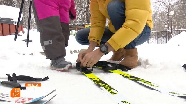 Первые лыжные шаги смотреть онлайн