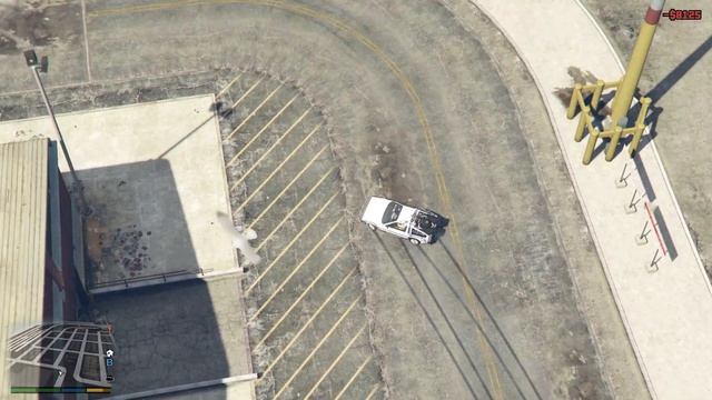 Супер сумаcшедший дрифт на Delorean в GTA5 смотреть онлайн