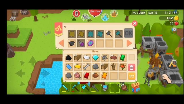 Mine survival #3 башня лечения, суперскорсть и поход в шахту смотреть онлайн