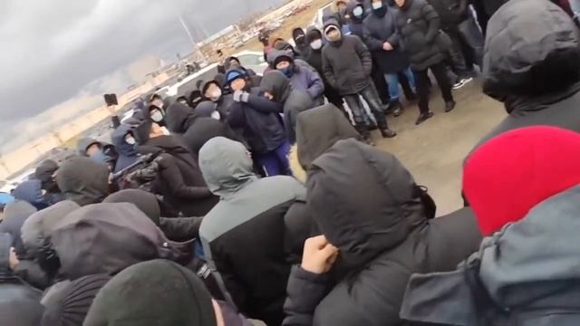 Срочная новость. Бастующие ставят палатки 7 02 2022 МАЭК Казатомпром Мангыстауская область смотреть онлайн