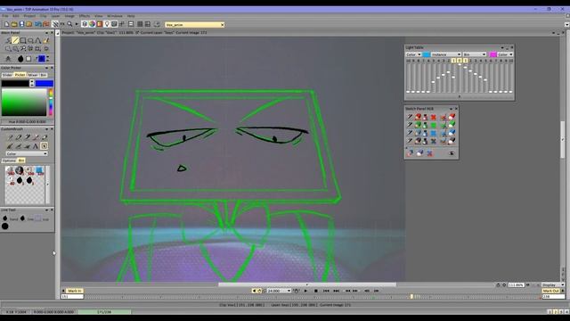 SPEED-АНИМАЦИЯ 1 — ВОКС ИЗ ОТЕЛЯ ХАЗБИН (часть 1: Ключевые Кадры) смотреть онлайн