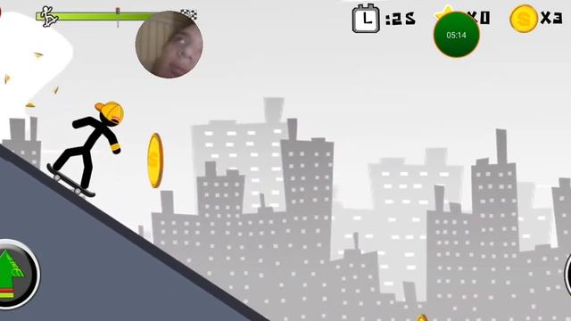 Стикмен скейт часть 3 город 🏙🏙 смотреть онлайн