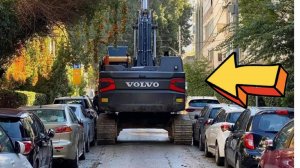 Неудачные и необычные случаи  с тракторами и строительной техникой. №11