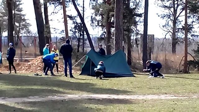 установка палатки 25.04.2015 смотреть онлайн