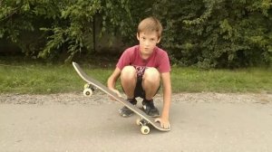 Как сделать Олли на месте и на ходу на скейтборде