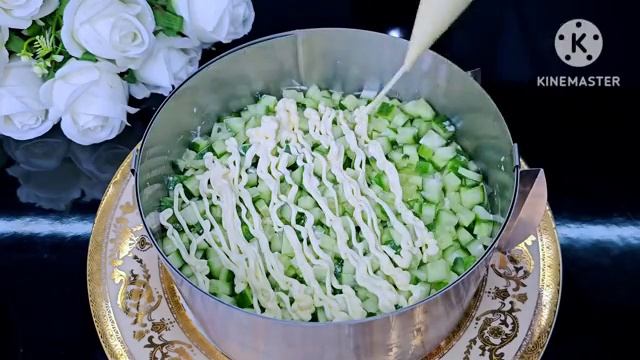 Салат «ГОСТИ В ШОКЕ!» Из чего же он? Вкуснейший, а готовить — одно удовольствие! смотреть онлайн