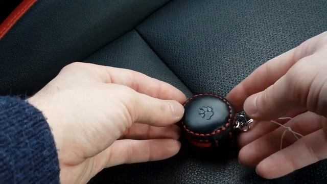 Брелок из кожи/ручная работа/leather keychain/trinket смотреть онлайн