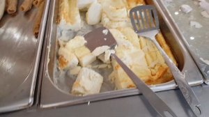 Завтрак в пансионате Кристалл уют Анапа Обзор шведского стола