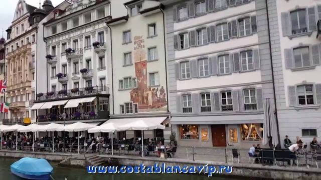 Мост Капельбрюке в Люцерне. Luzern Kapellbrücke CostablancaVIP