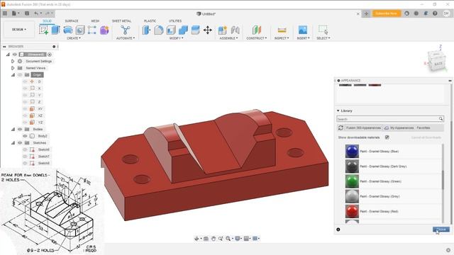 3.1) Introduction to Fusion 360 Basic Part Modeling | Part 1 смотреть онлайн