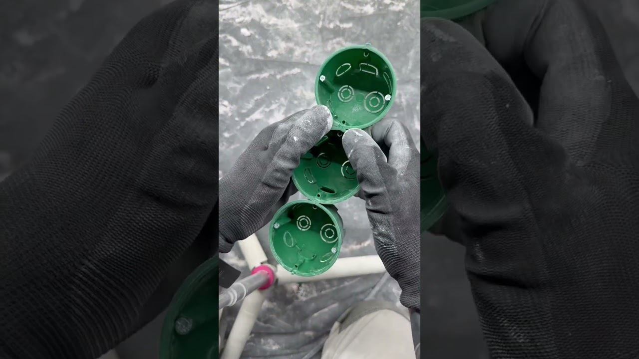 Установка подрозетников #электрик