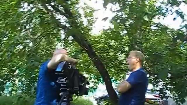 Съемки для Первого Канала, палатка в Москве. Дмитрий Воронцов смотреть онлайн