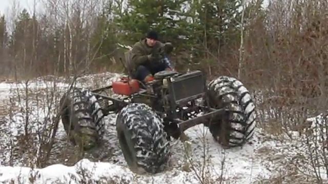 самодельный вездеход испытание первый выезд смотреть онлайн