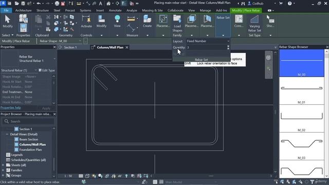 2.6 Размещение основной продольной арматуры в колонне смотреть онлайн