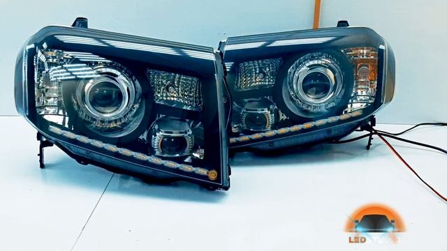 Honda Pilot светодиодные тюнинг фары смотреть онлайн