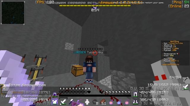 Слил ютубера на сервере WelfSine