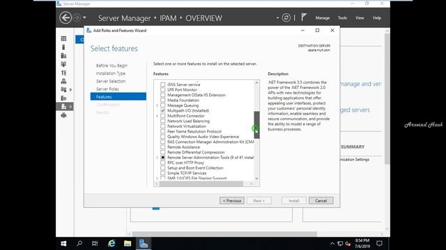Configuring IPAM Server on windows Server 2019 смотреть онлайн