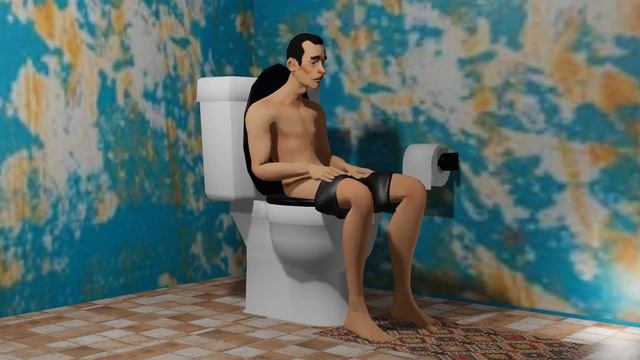 BLENDER 2.93 кто хочет попробовать сцены в туалете? смотреть онлайн