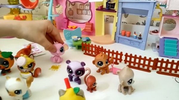 littlest pet shop игрушки и домики