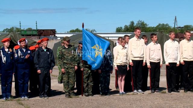 Закрытие детского полевого лагеря Юный спасатель в Архангельске смотреть онлайн