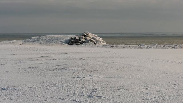Бердянская коса, Верховая. Январь. смотреть онлайн