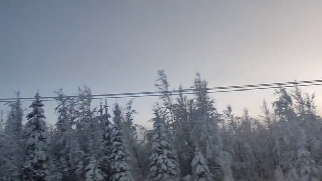 Зима за окном автомобиля смотреть онлайн