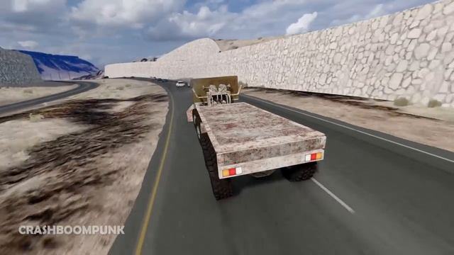 Аварии на высокой скорости BeamNG Drive | CrashBoomPunk смотреть онлайн