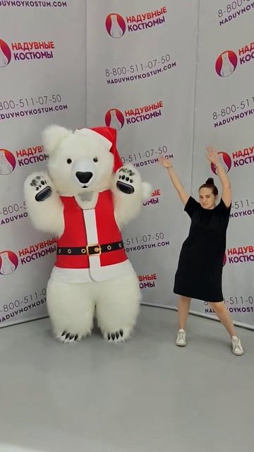 Новогодний белый медведь🎅🎄 Готовимся к зиме летом! #shorts #newyear смотреть онлайн